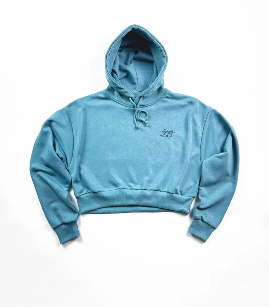 777 / Cropped Hoodie - Görsel 4